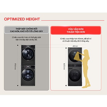 LG Tháp giặt sấy LG WashTower™ Giặt 14kg/ Sấy 10kg xanh/be | WT1410NHEG, WT1410NHEG