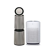 Hình ảnh mặt trước của Combo Máy lọc không khí PuriCare360 Alpha PET Công nghệ UVnano™ | AS10GDBY0 & Máy lọc khí PuriCare 360 HIT Hệ thống lọc đa màng Màu xanh| AS60GHBG0& A10B2A60.ABAE