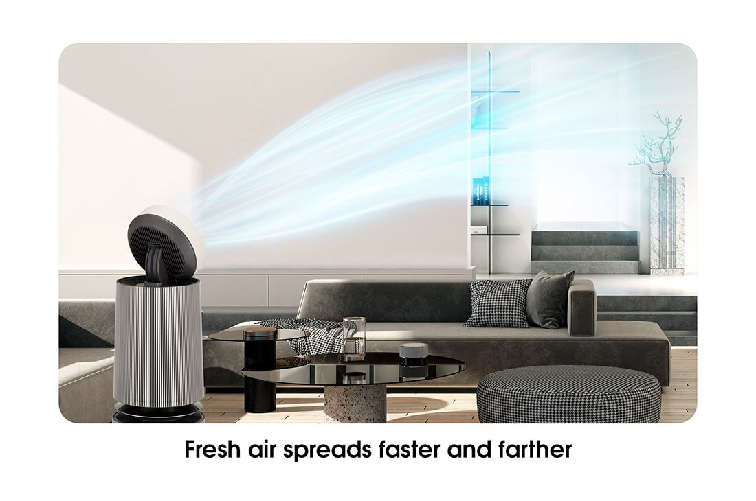 LG Máy lọc không khí PuriCare360 Alpha PET Công nghệ UVnano™ | AS10GDBY0, AS10GDBY0