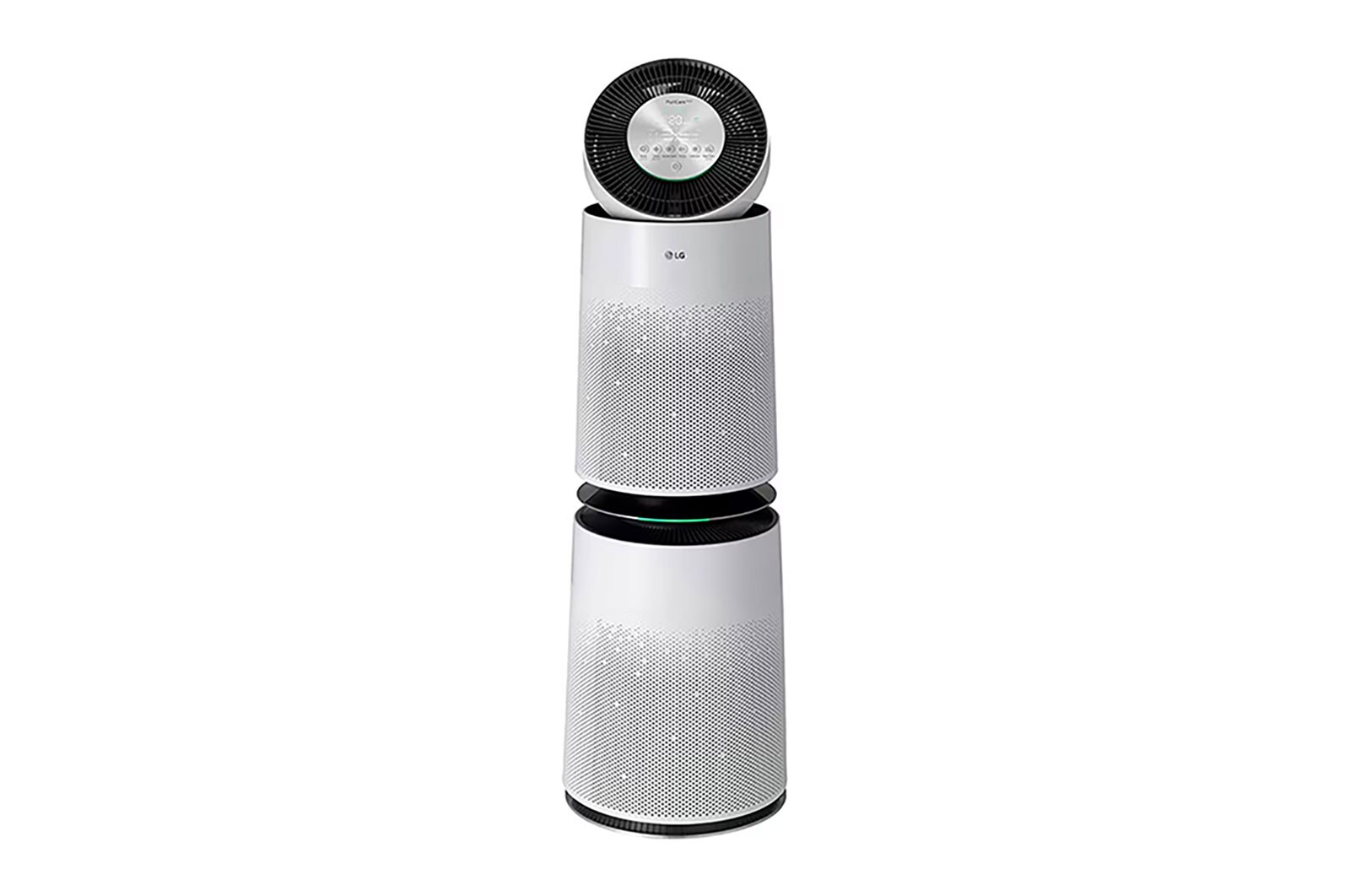 LG Combo Máy lọc khí PuriCare 360 2 tầng màu trắng & Tủ lạnh LG Instaview Door-in-door và ngăn lấy nước ngoài UV nano 635L màu be GR-X257BG, AS10GRX257.ABAE