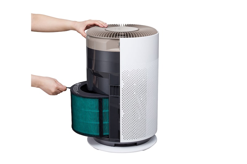 LG Máy lọc khí PuriCare 360 HIT  Hệ thống lọc đa màng Màu nâu| AS60GHCG0, AS60GHCG0