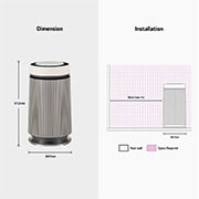 LG Máy lọc không khí PuriCare360 Alpha PET Lọc không khí 360˚ | AS65GDBY0, AS65GDBY0