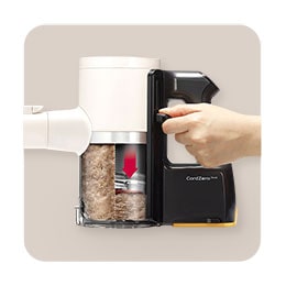 Minh họa cách máy nén Kompressor hoạt động trên máy hút bụi Cordzero™.