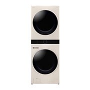 LG Combo Máy hút bụi cầm tay LG CordZero với All-in-one Tower A9T-ULTRA, Máy lọc khí PuriCare 360 2 tầng màu trắng & Tháp giặt sấy LG WashTower™ Giặt 14kg/ Sấy 10kg Màu be|WT1410NHE, W14A9TAS10W.ABAE