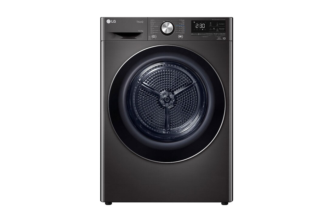 LG Combo Máy sấy LG DUAL Inverter Heat Pump™ 10.5kg màu đen DVHP50B & Máy hút ẩm Dual Inverter 19L màu trắng&, D50BMD19.ABAE