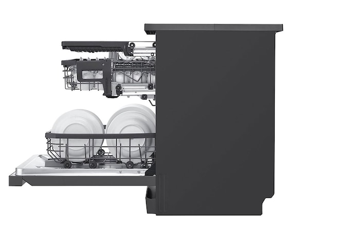 LG Máy rửa bát LG Quadwash TrueSteam™ màu đen LDT14BLA4, LDT14BLA4