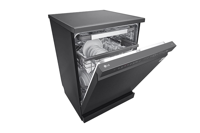 LG Máy rửa bát LG Quadwash TrueSteam™ màu đen LDT14BLA4, LDT14BLA4