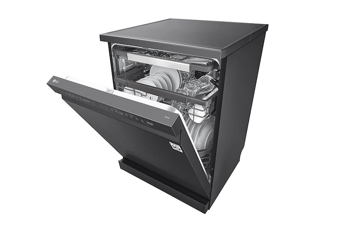 LG Máy rửa bát LG Quadwash TrueSteam™ màu đen LDT14BLA4, LDT14BLA4