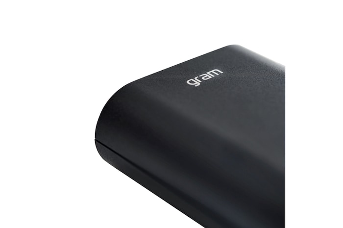 LG Bộ sạc máy tính xách tay LG Gram (màu đen 2.53A, đầu cắm tròn), EAY65108601