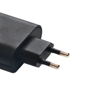 LG Bộ sạc máy tính xách tay LG Gram (màu đen 2.53A, đầu cắm tròn), EAY65108601
