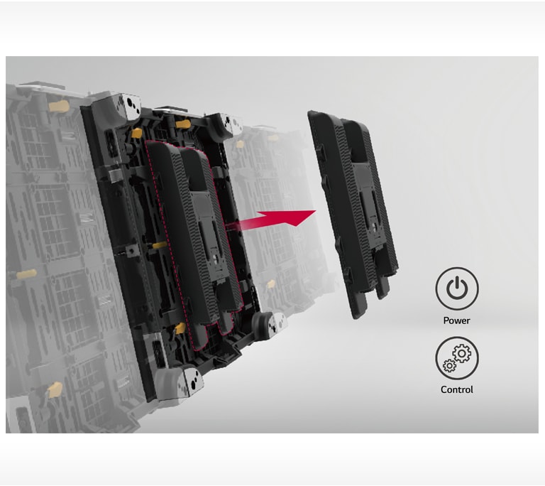 Modules nguồn và điều khiển có thể tháo lắp