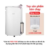 Máy hút ẩm Dual Inverter 30L màu trắng