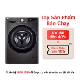 Máy giặt lồng ngang LG AI DD™ Inverter 12kg màu đen FV1412S3BA