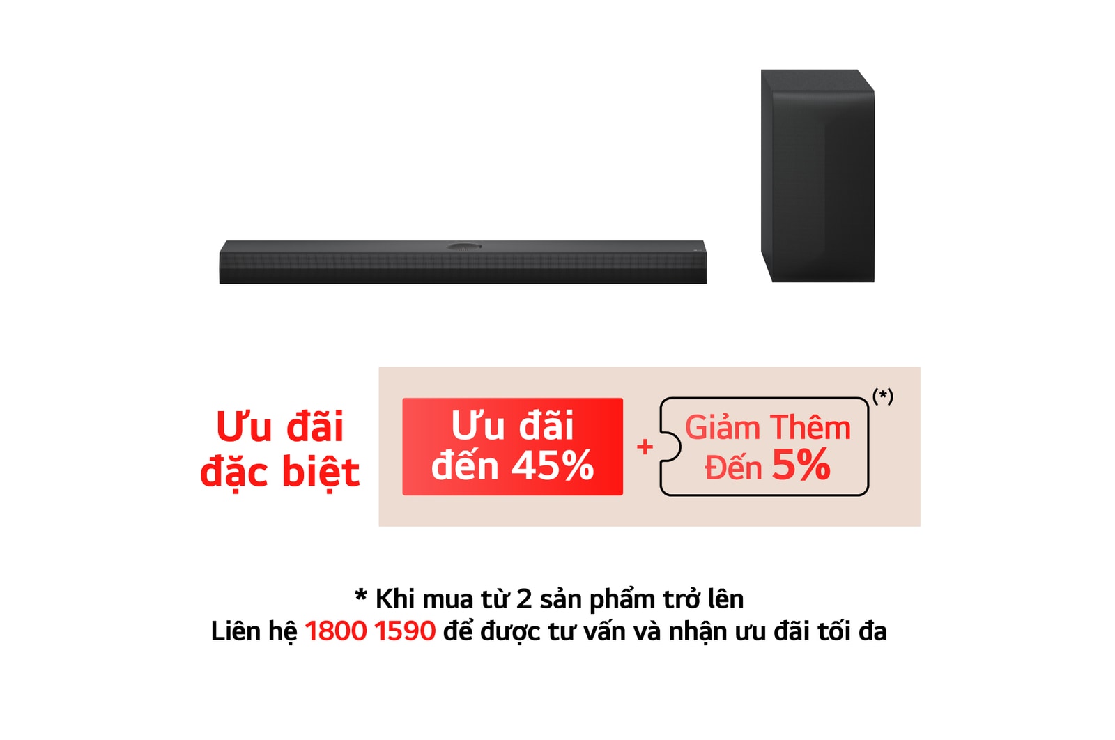 LG Loa thanh LG Soundbar S70TY 3.1.1 kênh cùng kênh đánh trần trung tâm Dolby Atmos, kết hợp hoàn hảo cùng LG QNED, S70TY