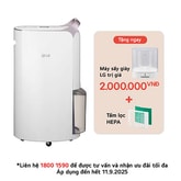 Máy hút ẩm Dual Inverter 19L màu trắng