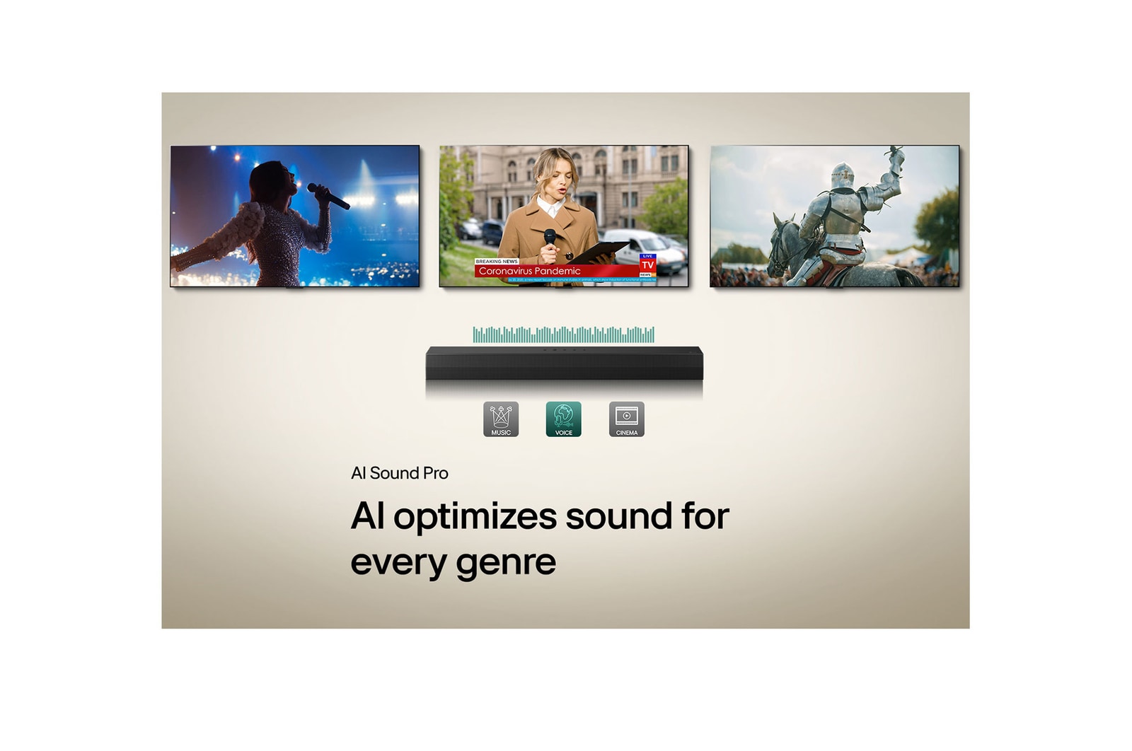 USP card: AI Sound Pro AI optimizes sound for every genre