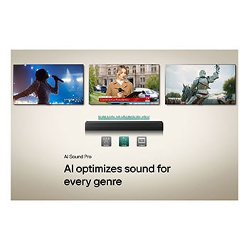 USP card: AI Sound Pro AI optimizes sound for every genre