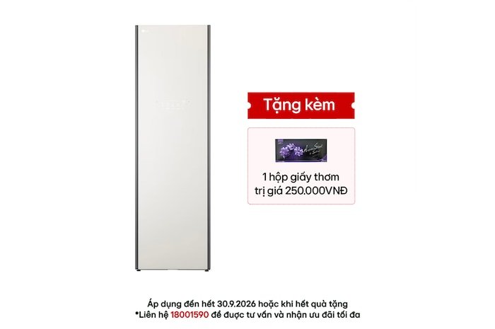 LG Tủ chăm sóc quần áo thông minh LG Styler 5 móc Màu be SC5MBR80H