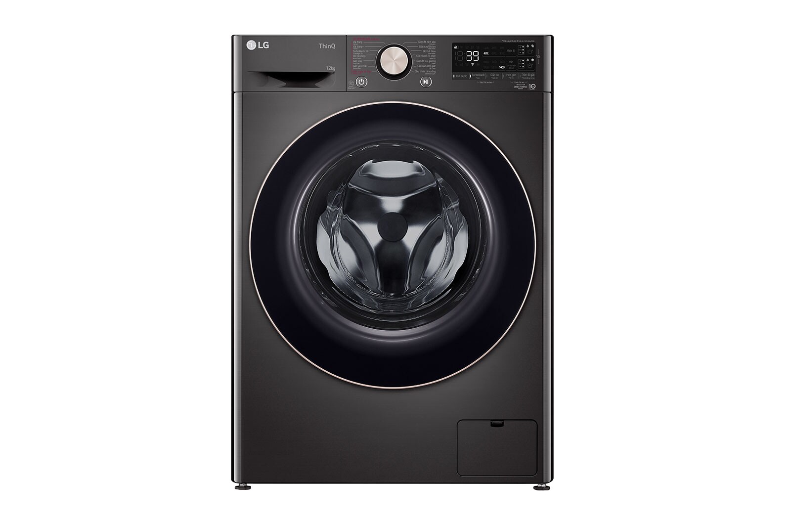 LG Combo Máy giặt lồng ngang LG LG AI DD™ 12kg Đen FV1412S3BA và Máy sấy LG DUAL Inverter Heat Pump™ 10,5kg (đen) DVHP50B và Tủ chăm sóc quần áo thông minh LG styler Màu be 5 S5BOC | WD1250BS5B, WD1250BS5B