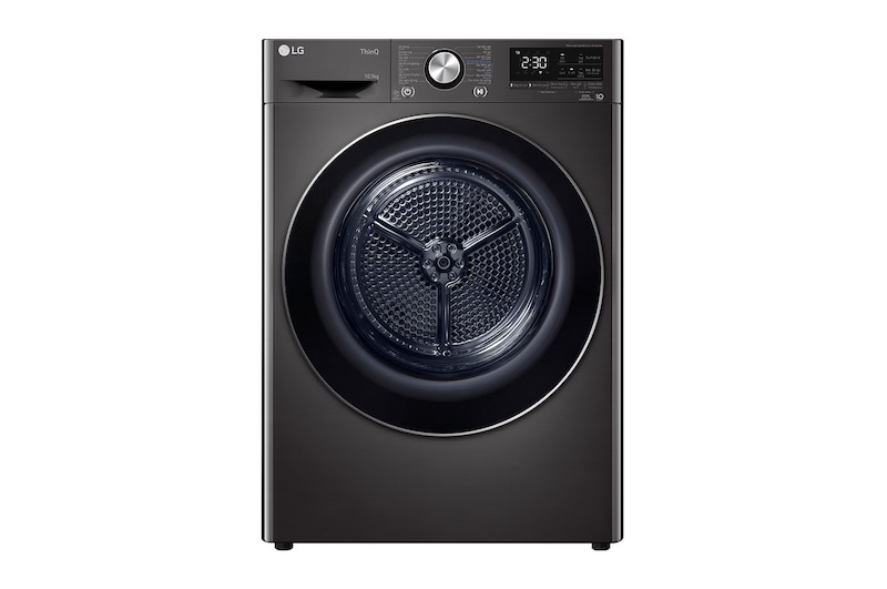 LG Combo Máy giặt lồng ngang LG AI DD™ 12kg Đen FV1412S3BA, Máy sấy LG DUAL Inverter Heat Pump™ 10,5kg (đen) DVHP50B và Tủ chăm sóc quần áo thông minh LG styler Màu xanh lá cây S5GOC |WD1250BS5G, WD1250BS5G