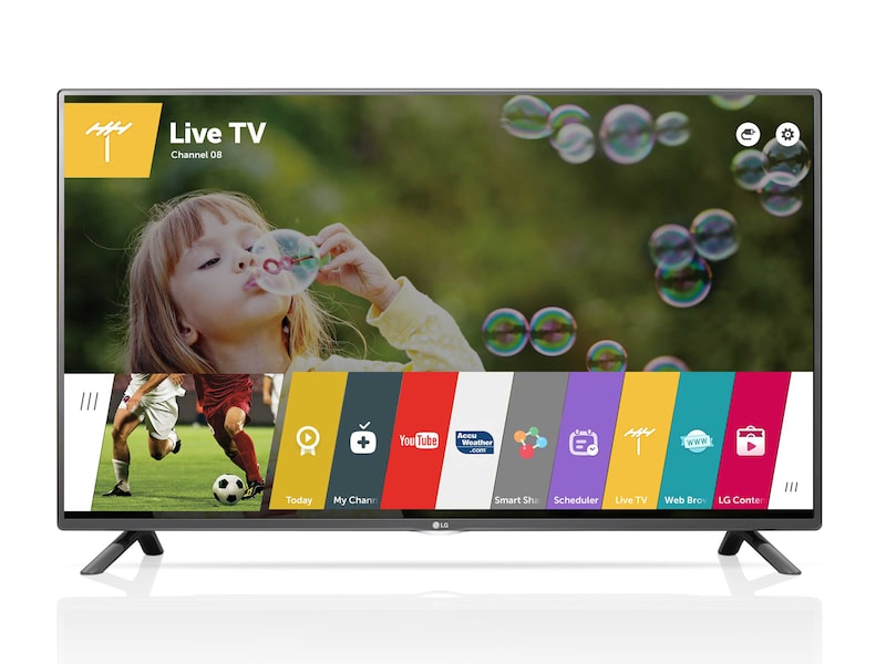 LG webOS TV. Giá tham khảo: 19.900.000 VNĐ (55") - 7.900.000 VNĐ (32"), LF595T