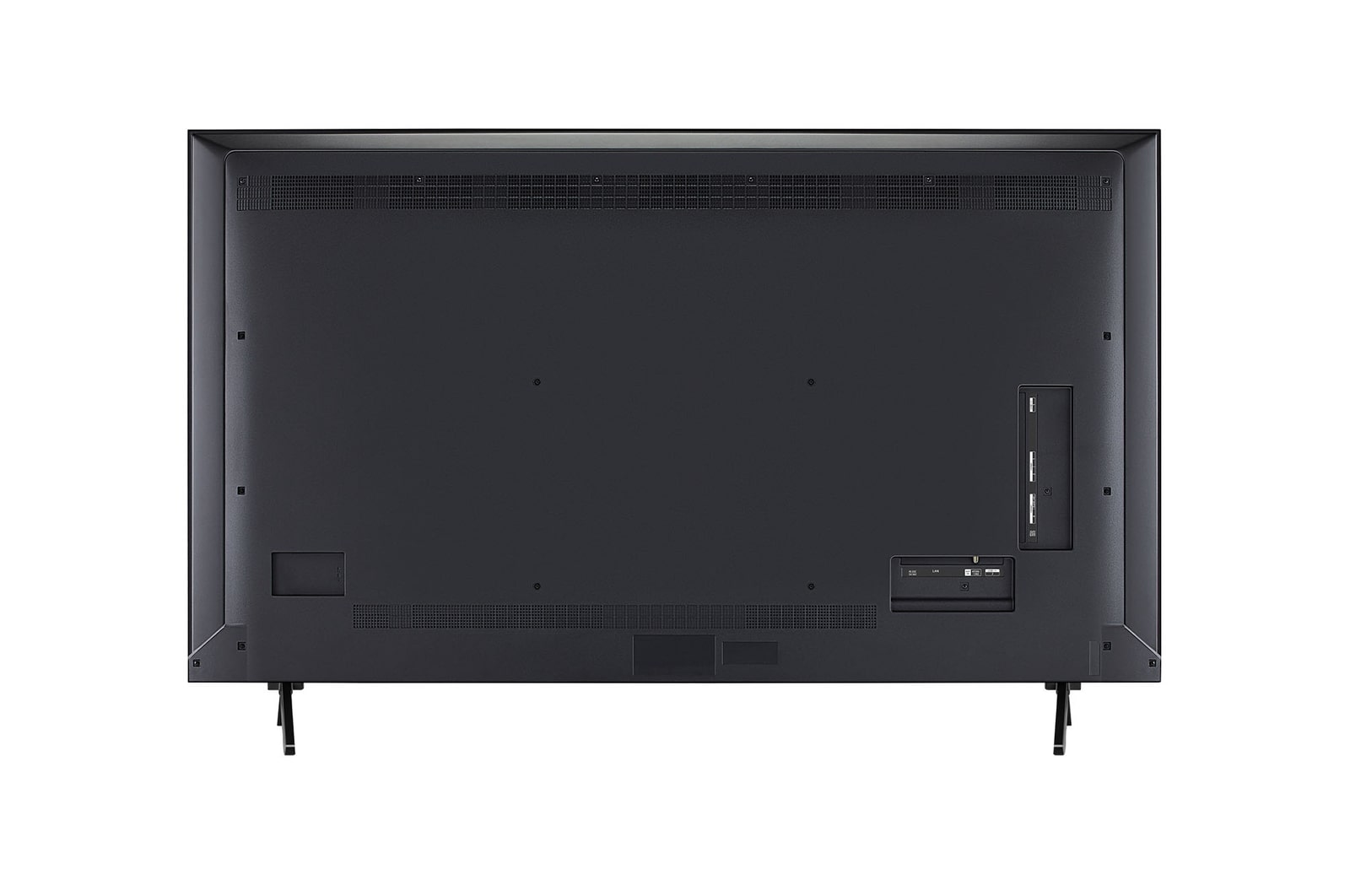 Left-facing side view of LG QNED evo QNED92 TV.