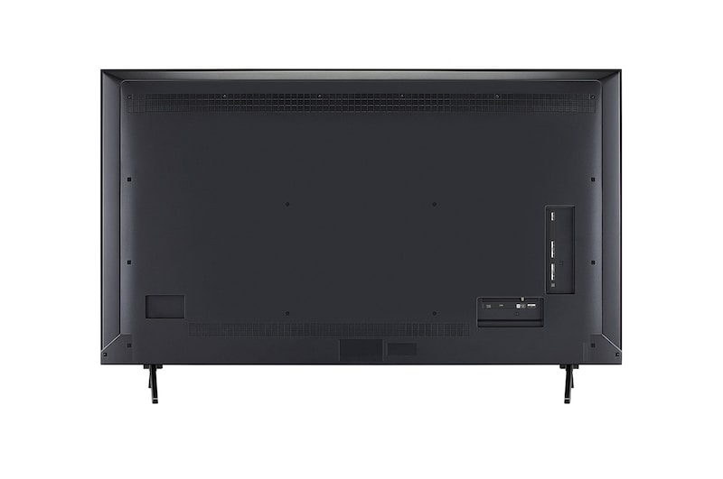 Left-facing side view of LG QNED evo QNED92 TV.