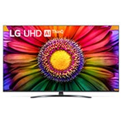 A front view of the LG UHD TV