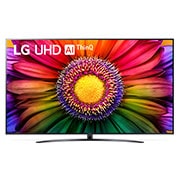 A front view of the LG UHD TV