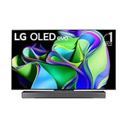 LG Combo Tivi LG OLED evo C3 55 inch 2023 4K Smart TV | OLED55C3 & Tủ lạnh LG French Door với Instaview Door-in-door và ngăn lấy nước ngoài  UVnano 496L màu đen lì GR-X22MBI, O55C3GRX22.ABAE