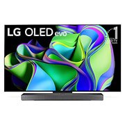 LG Combo Tivi LG OLED evo C3 65 inch 2023 4K Smart TV | OLED65C3 & Tủ lạnh LG Instaview lấy nước ngoài UVnano 635L màu bạc GR-G257SV, O65C3G257S.ABAE