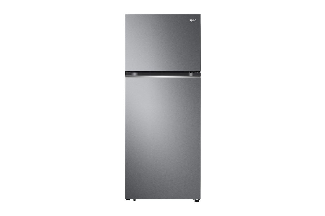 Tủ lạnh LG ngăn đá trên Smart Inverter™ với công nghệ DoorCooling+™ 395L màu bạc GN-B392DS