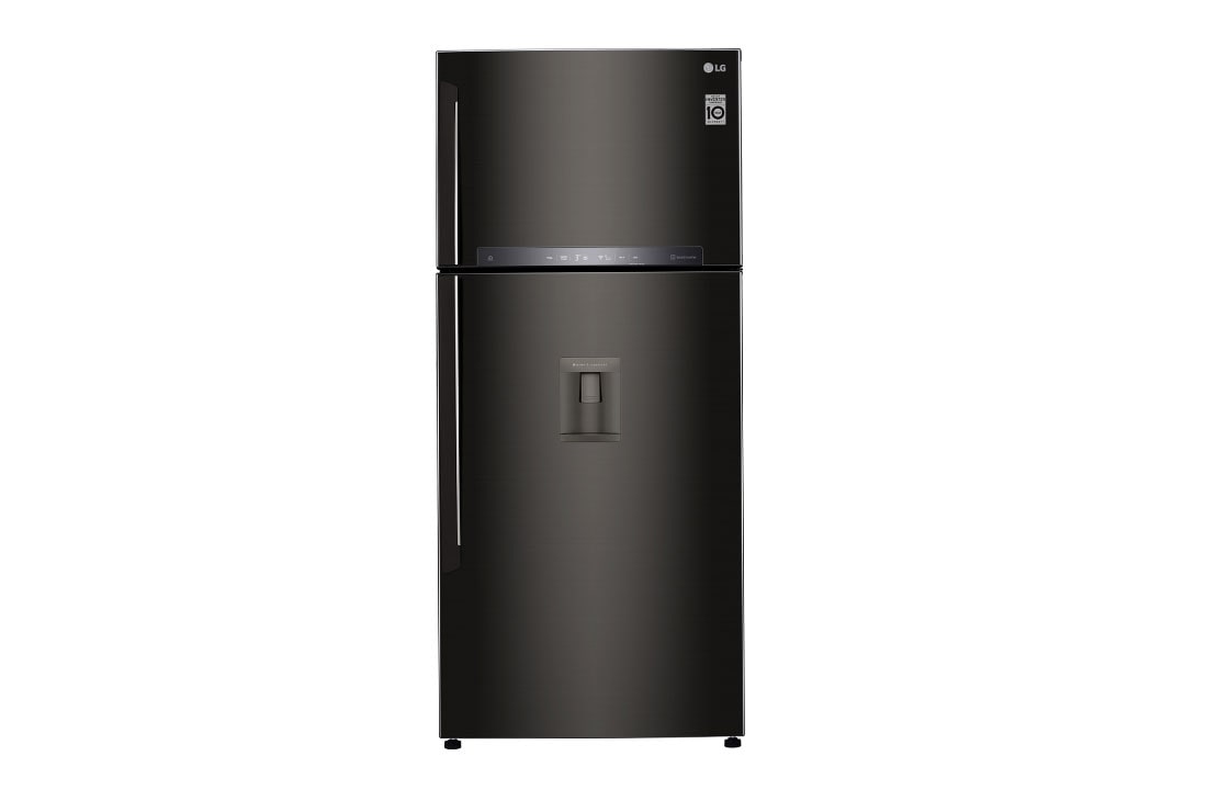 Tủ lạnh LG ngăn đá trên Smart Inverter - công nghệ DoorCooling+™ với 478L màu đen GN-D602BLI