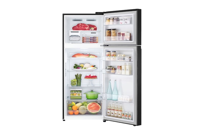 LG Tủ lạnh LG ngăn đá trên Smart Inverter™ với công nghệ Hygiene Fresh  395L màu đen GN-H392BL, GN-H392BL