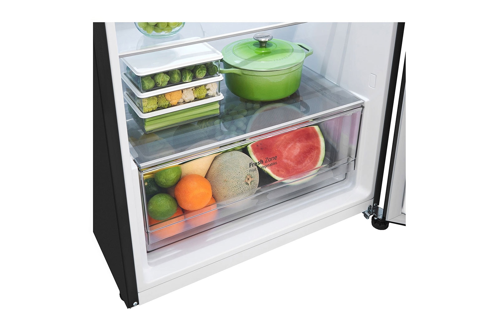 LG Tủ lạnh LG ngăn đá trên Smart Inverter™ với công nghệ Hygiene Fresh  395L màu đen GN-H392BL, GN-H392BL