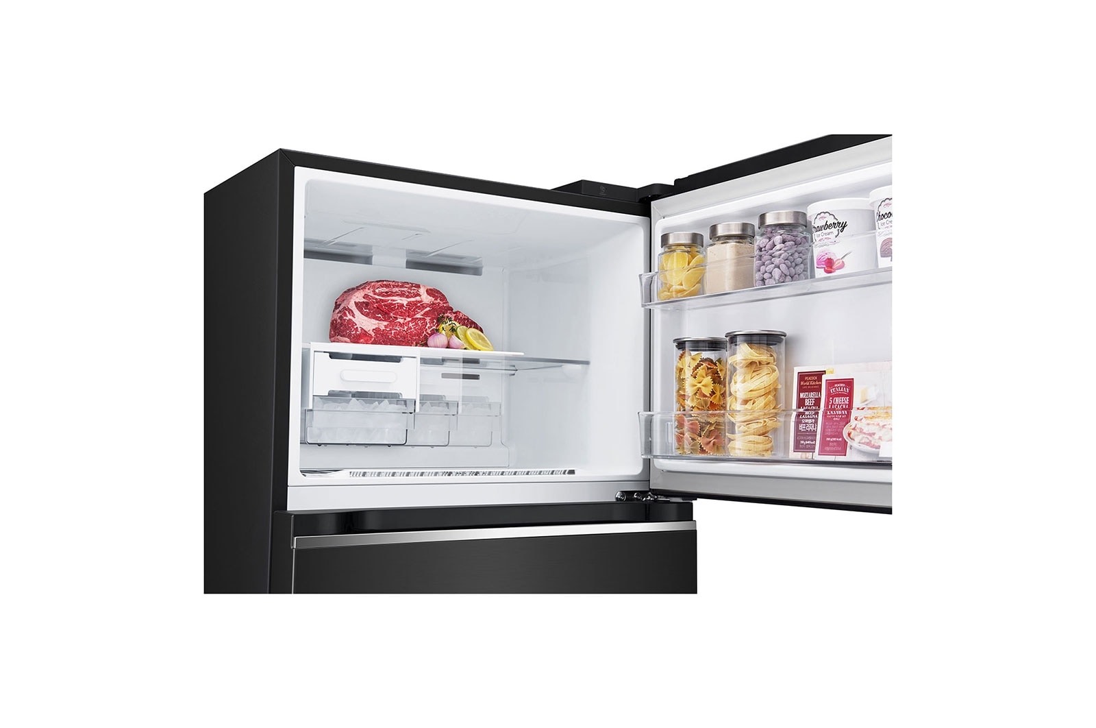 LG Tủ lạnh LG ngăn đá trên Smart Inverter™ với công nghệ Hygiene Fresh  395L màu đen GN-H392BL, GN-H392BL
