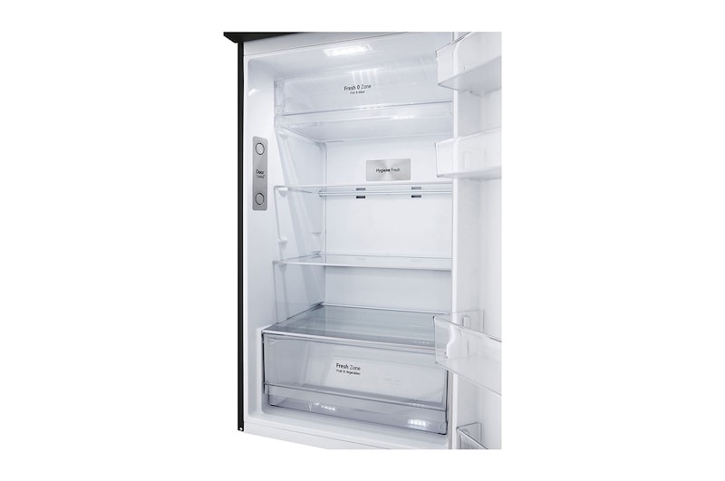 LG Tủ lạnh LG ngăn đá trên Smart Inverter™ với công nghệ Hygiene Fresh  395L màu đen GN-H392BL, GN-H392BL