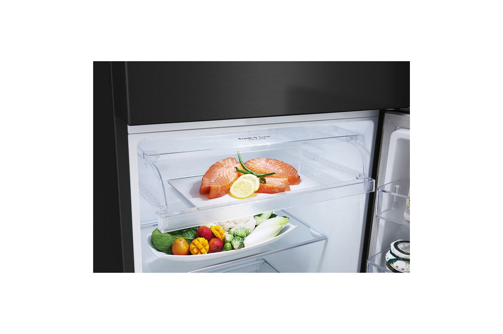 LG Tủ lạnh LG ngăn đá trên Smart Inverter™ với công nghệ Hygiene Fresh  395L màu đen GN-H392BL, GN-H392BL