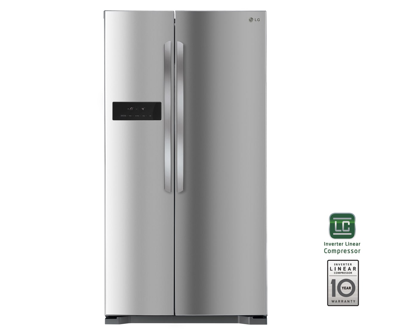 Hình ảnh mặt trước của Tủ lạnh side by side LG GR-B227GS GR-B227GS