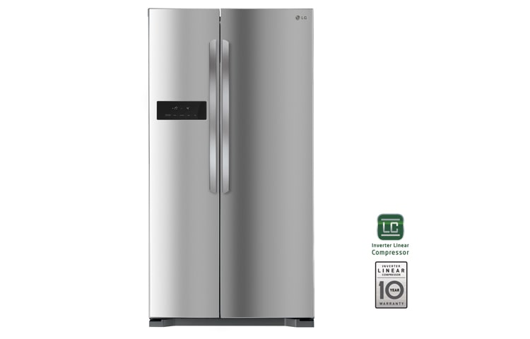 Hình ảnh mặt trước của Tủ lạnh side by side LG GR-B227GS GR-B227GS