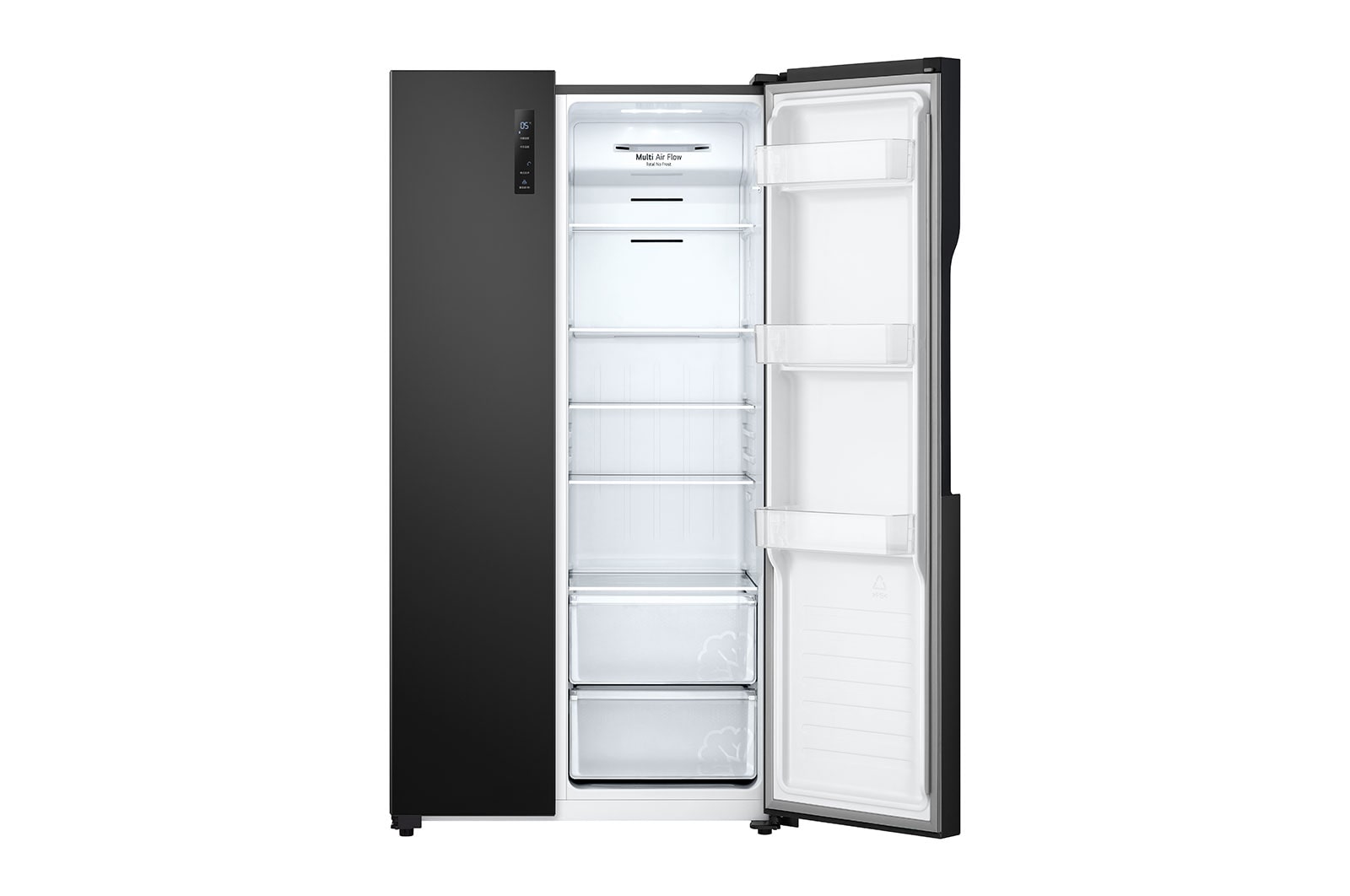 LG Tủ lạnh LG Side by side Smart Inverter™ 519L màu đen GR-B256BL, GR-B256BL