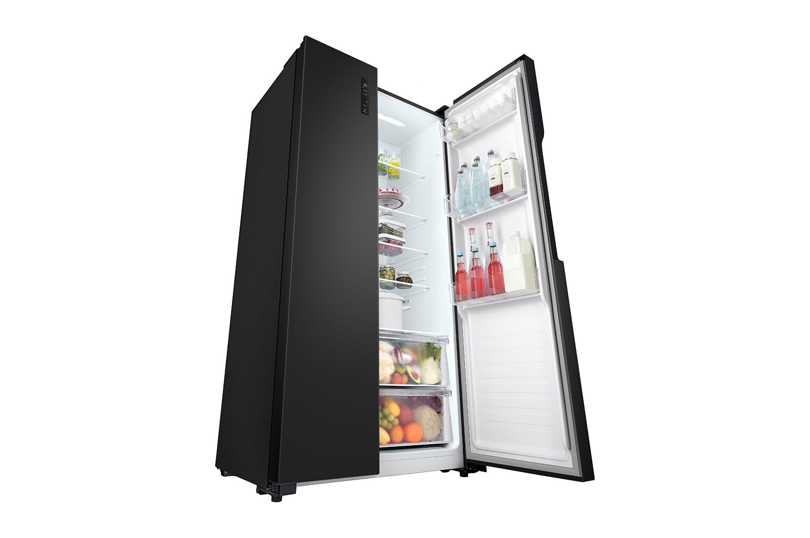 LG Tủ lạnh LG Side by side Smart Inverter™ 519L màu đen GR-B256BL, GR-B256BL