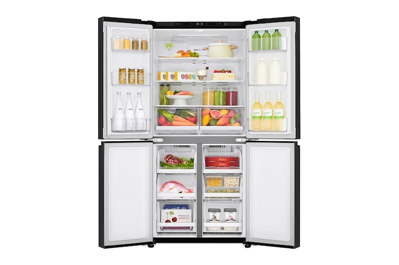 LG Tủ lạnh LG French Door Inverter LINEAR Cooling™ 530L màu đen GR-B53MB, GR-B53MB