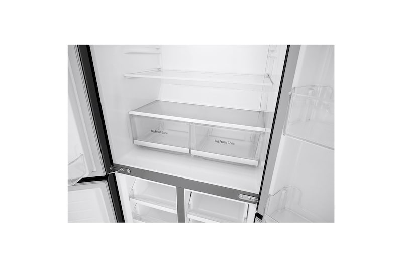 LG Tủ lạnh LG French Door Inverter LINEAR Cooling™ 530L màu đen GR-B53MB, GR-B53MB