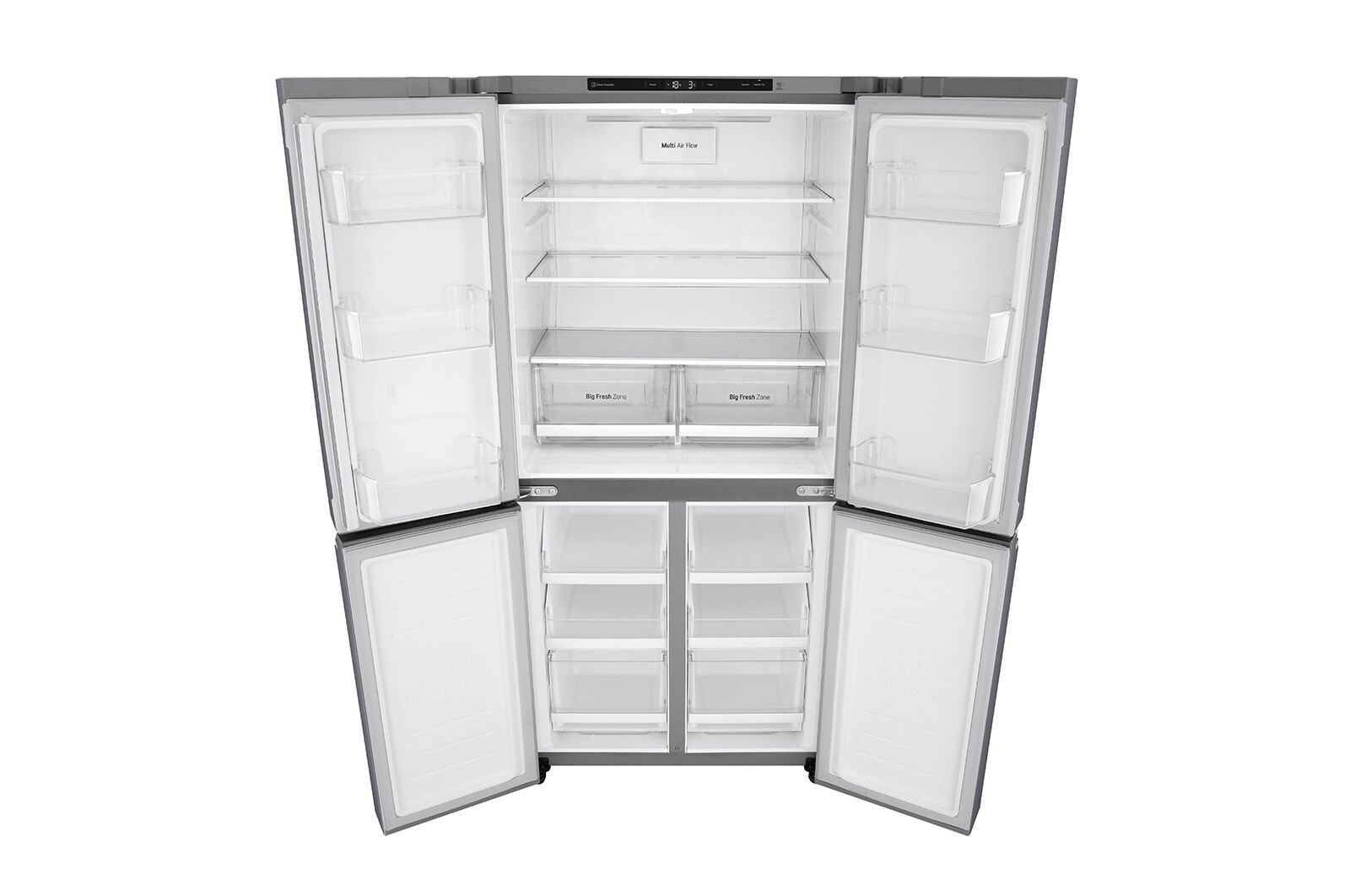 LG Tủ lạnh LG French Door Smart Inverter™ -LINEARCooling™ 530L màu bạc GR-B53PS, GR-B53PS