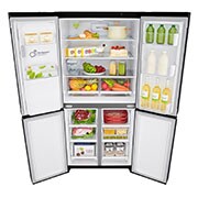 LG Tủ lạnh LG French Door - lấy nước ngoài UVnano 494L màu đen GR-D22MBI, GR-D22MBI