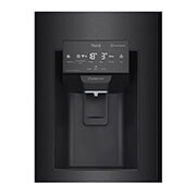 LG Tủ lạnh LG French Door - lấy nước ngoài UVnano 494L màu đen GR-D22MBI, GR-D22MBI