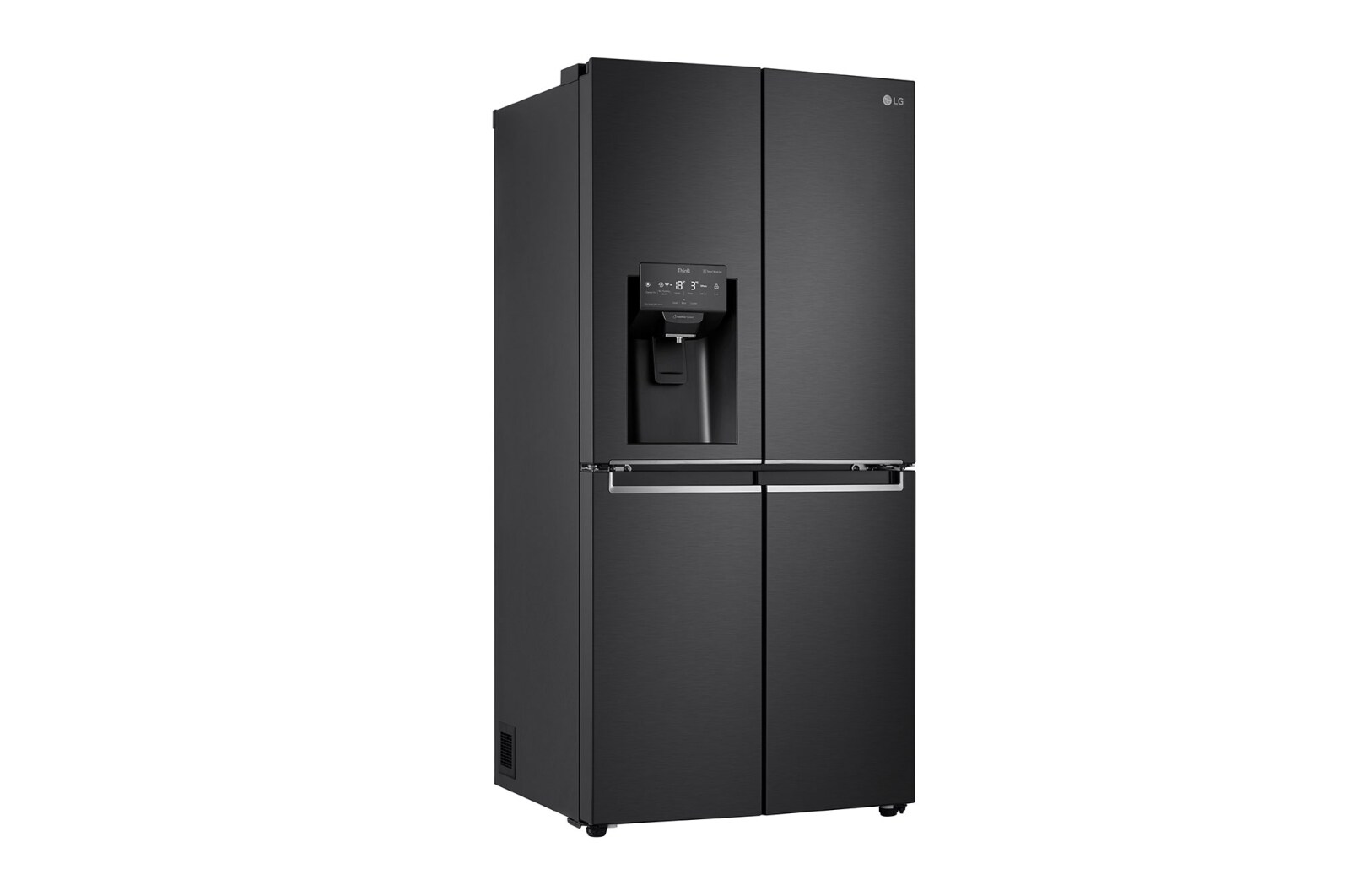 LG Tủ lạnh LG French Door - lấy nước ngoài UVnano 494L màu đen GR-D22MBI, GR-D22MBI