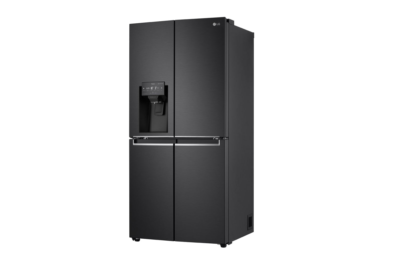 LG Tủ lạnh LG French Door - lấy nước ngoài UVnano 494L màu đen GR-D22MBI, GR-D22MBI