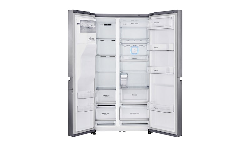 LG Inverter Linear™ Tủ lạnh Side by side (Bạc) GR-D247JS, GR-D247JS